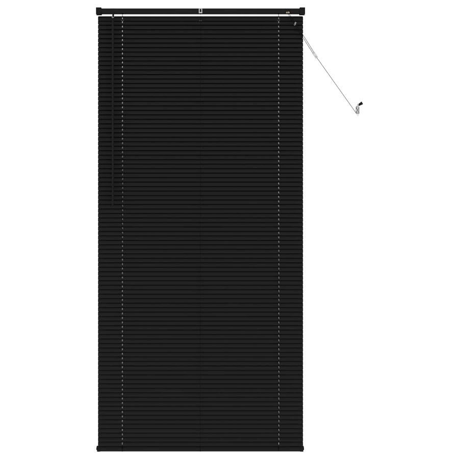 Venetiaanse Blind Verstelbaar Zwart 213 x 80 cm PVC