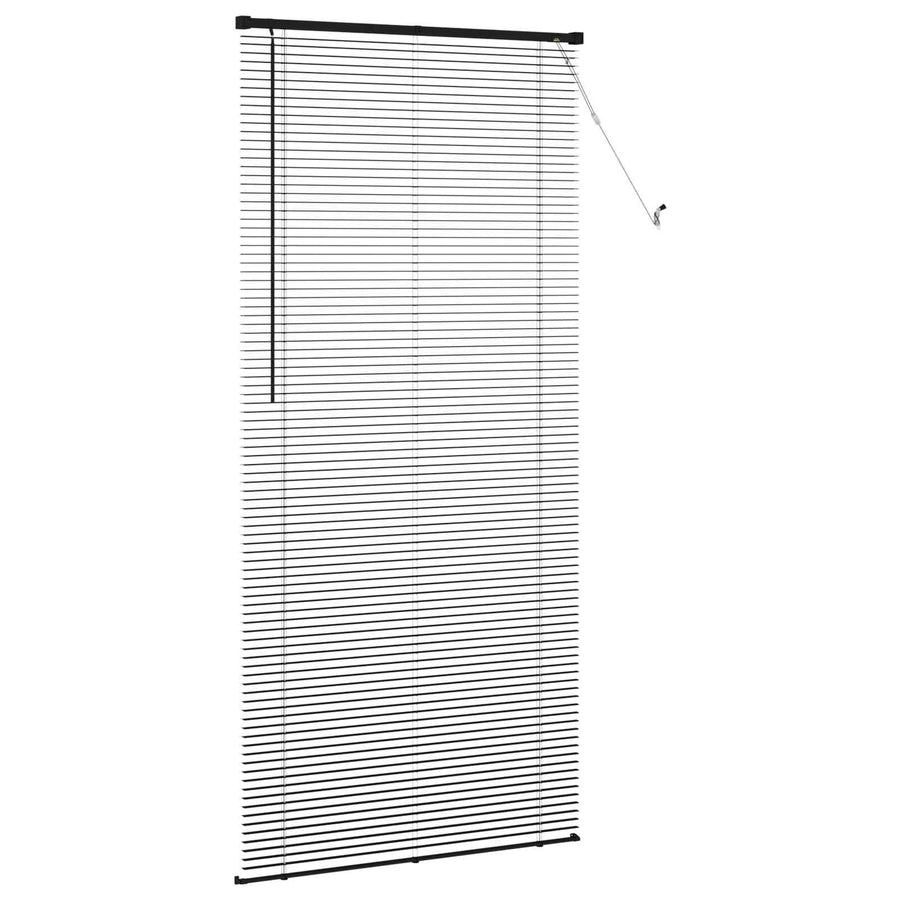 Venetiaanse Blind Verstelbaar Zwart 213 x 90 cm PVC