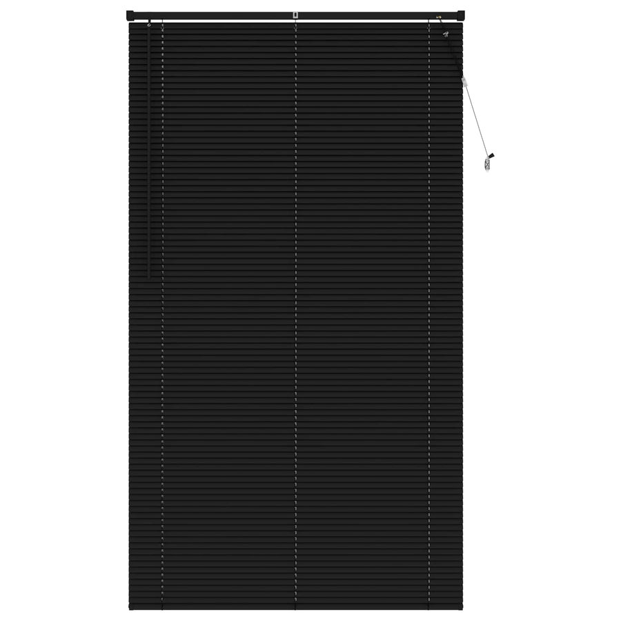 Venetiaanse Blind Verstelbaar Zwart 213 x 120 cm PVC