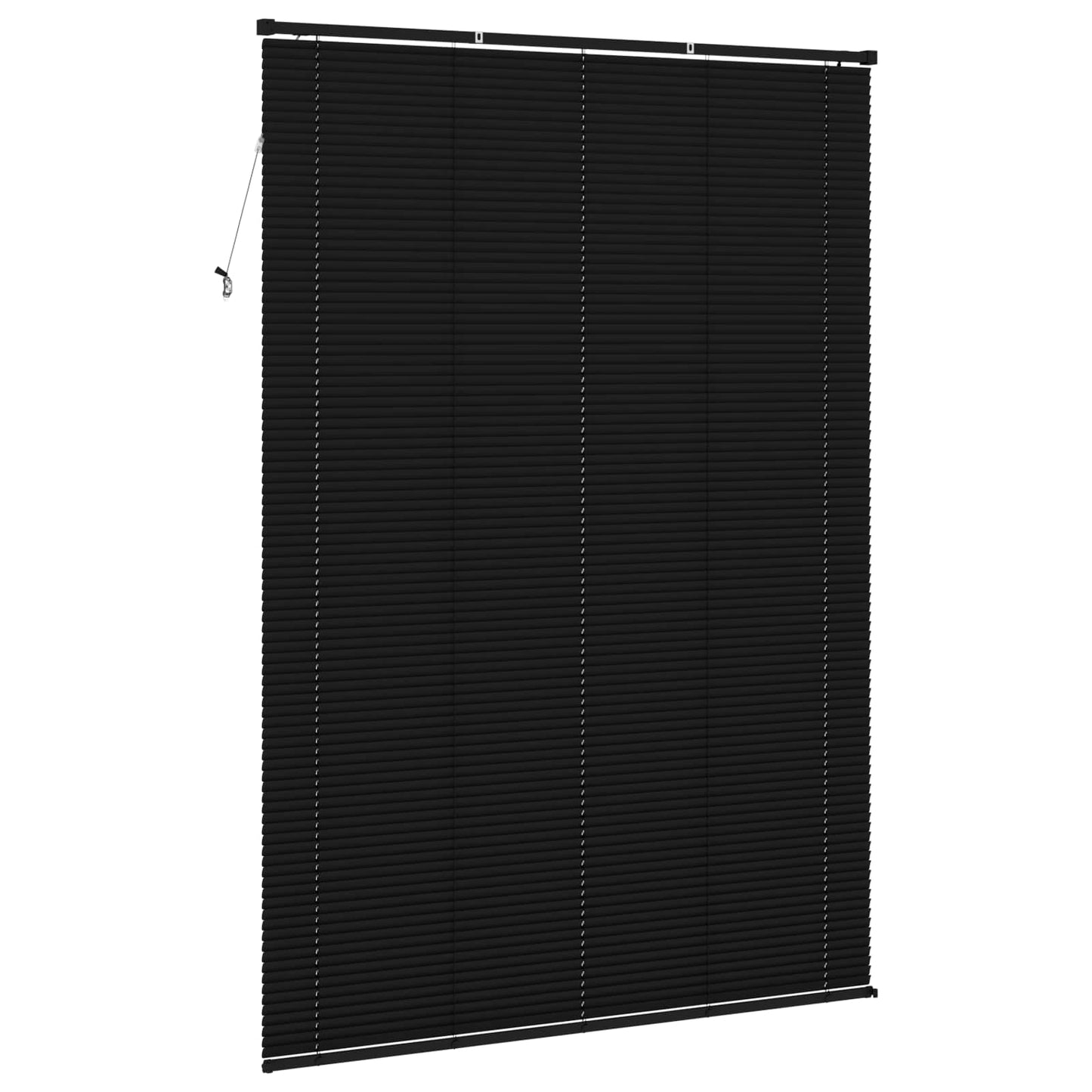 Venetiaanse Blind Verstelbaar Zwart 213 x 140 cm PVC