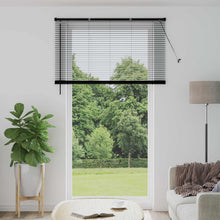 Venetiaanse Blind Verstelbaar Zwart 213 x 160 cm PVC