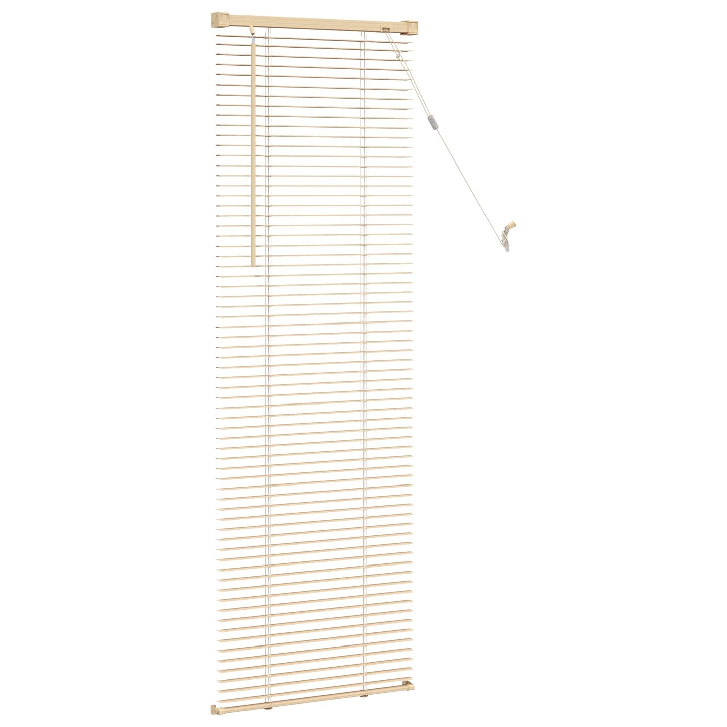 Venetiaanse Blind Lichtbruin met Patroon 150 x 50 cm PVC