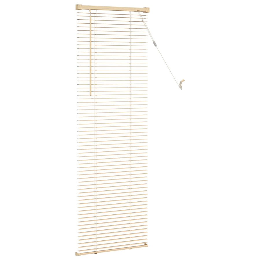 Venetiaanse Blind Lichtbruin met Patroon 150 x 50 cm PVC