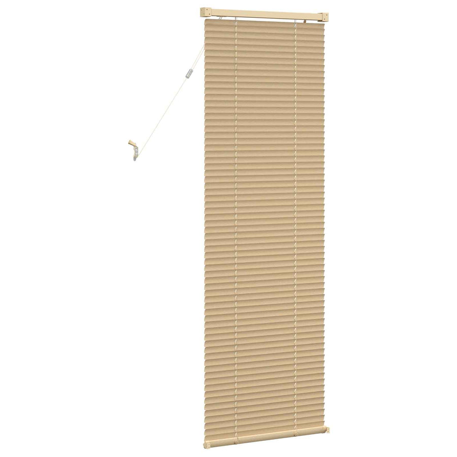 Venetiaanse Blind Lichtbruin met Patroon 150 x 50 cm PVC