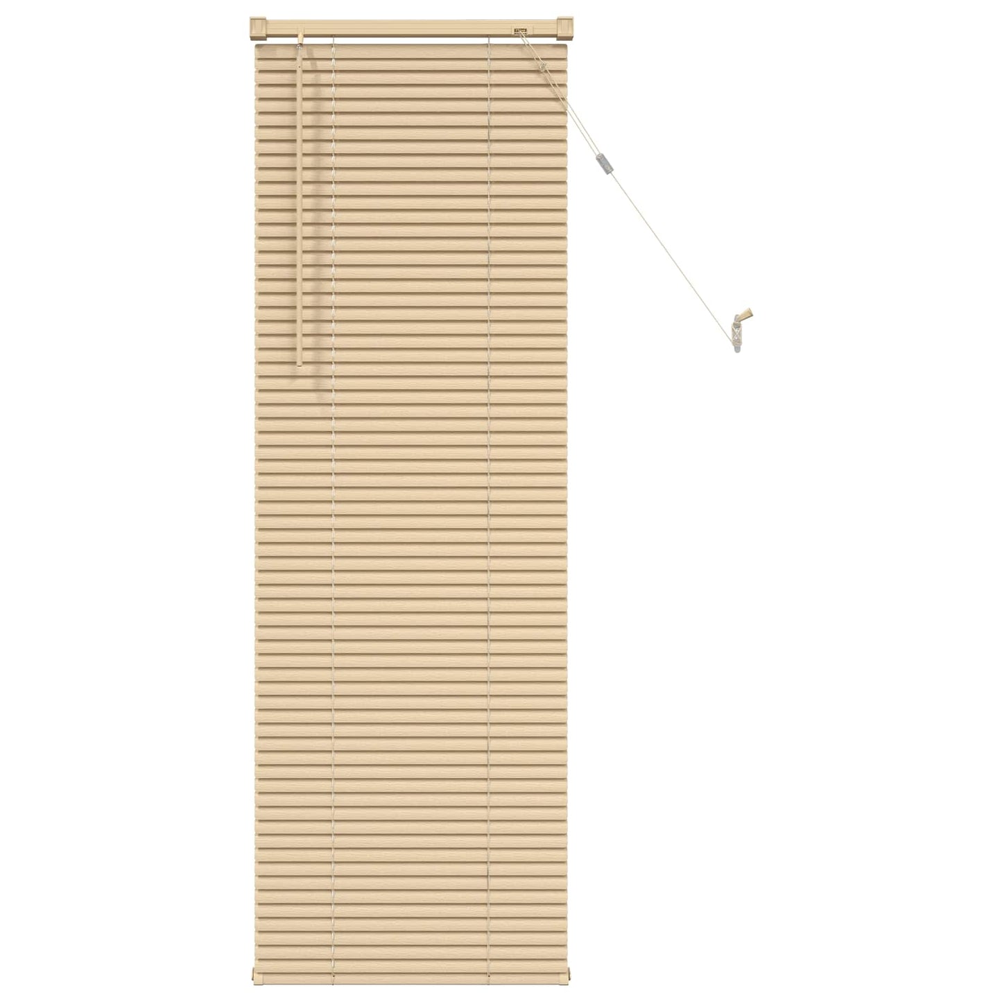 Venetiaanse Blind Lichtbruin met Patroon 150 x 50 cm PVC