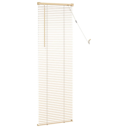Venetiaanse Blind Lichtbruin met Patroon 150 x 60 cm PVC