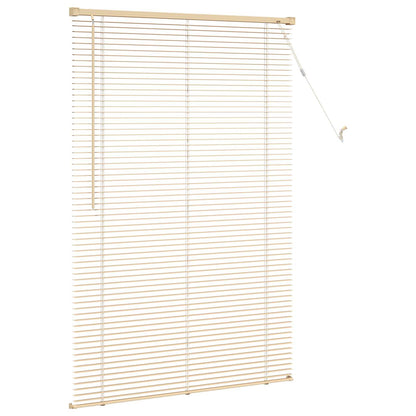 Venetiaanse Blind Lichtbruin met Patroon 150 x 70 cm PVC