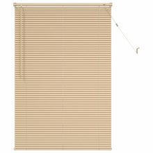 Venetiaanse Blind Lichtbruin met Patroon 150 x 70 cm PVC
