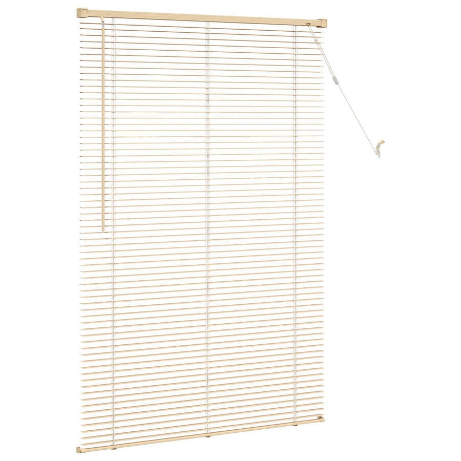 Venetiaanse Blind Lichtbruin met Patroon 150 x 80 cm PVC
