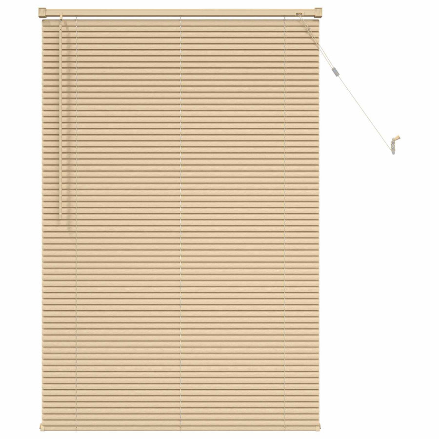 Venetiaanse Blind Lichtbruin met Patroon 150 x 80 cm PVC