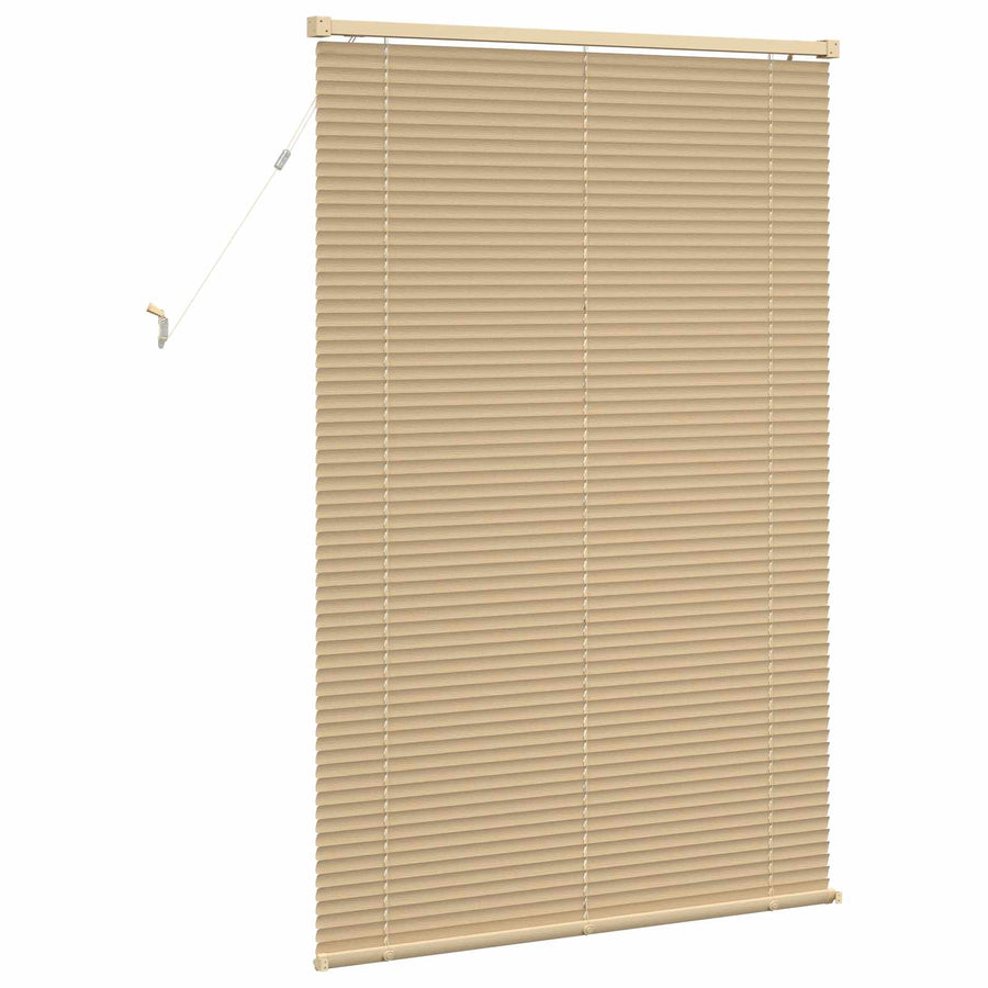 Venetiaanse Blind Lichtbruin met Patroon 150 x 90 cm PVC