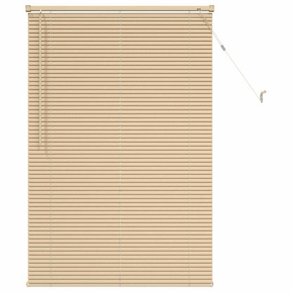 Venetiaanse Blind Lichtbruin met Patroon 150 x 90 cm PVC