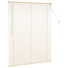 Venetiaanse Blind Lichtbruin met Patroon 150 x 110 cm PVC