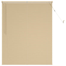 Venetiaanse Blind Lichtbruin met Patroon 150 x 120 cm PVC