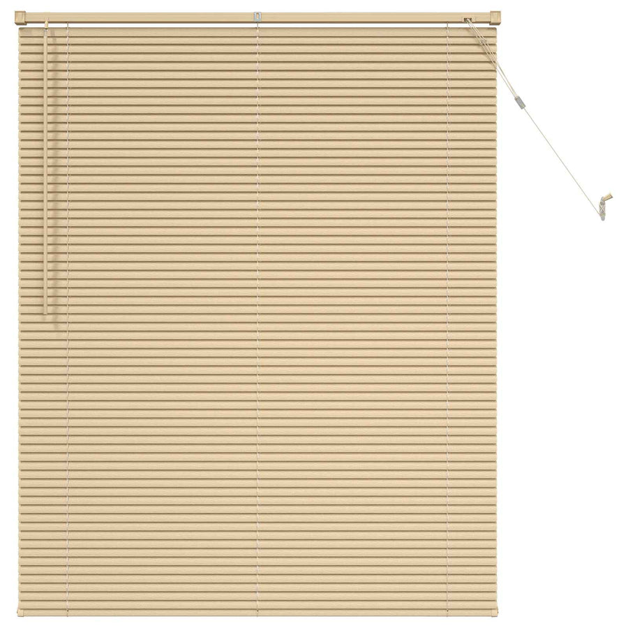 Venetiaanse Blind Lichtbruin met Patroon 150 x 120 cm PVC