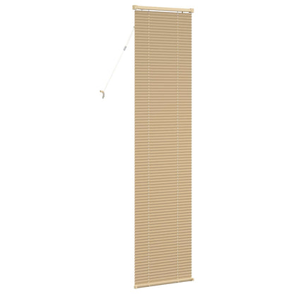 Venetiaanse Blind Lichtbruin met Patroon 213 x 40 cm PVC