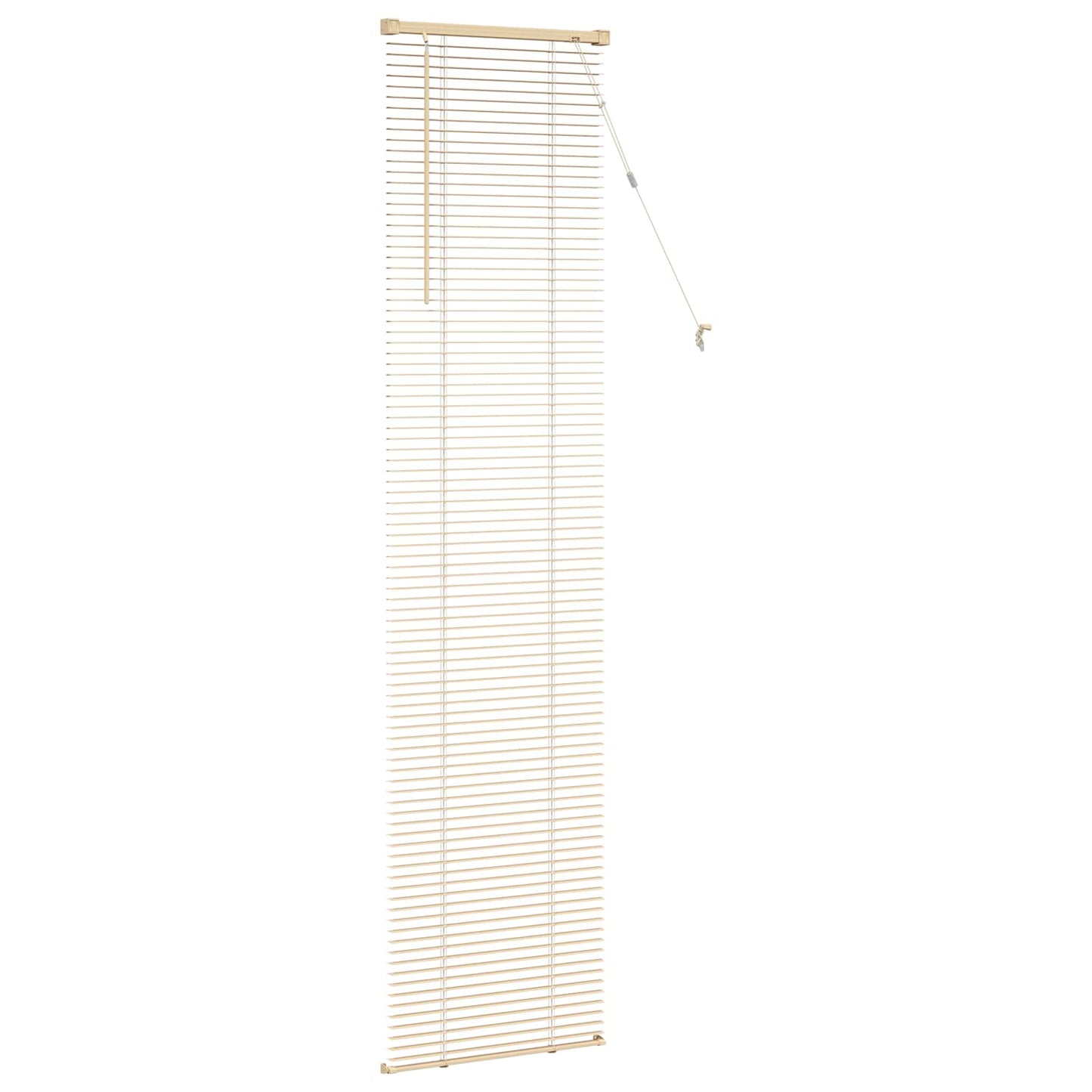 Venetiaanse Blind Lichtbruin met Patroon 213 x 60 cm PVC