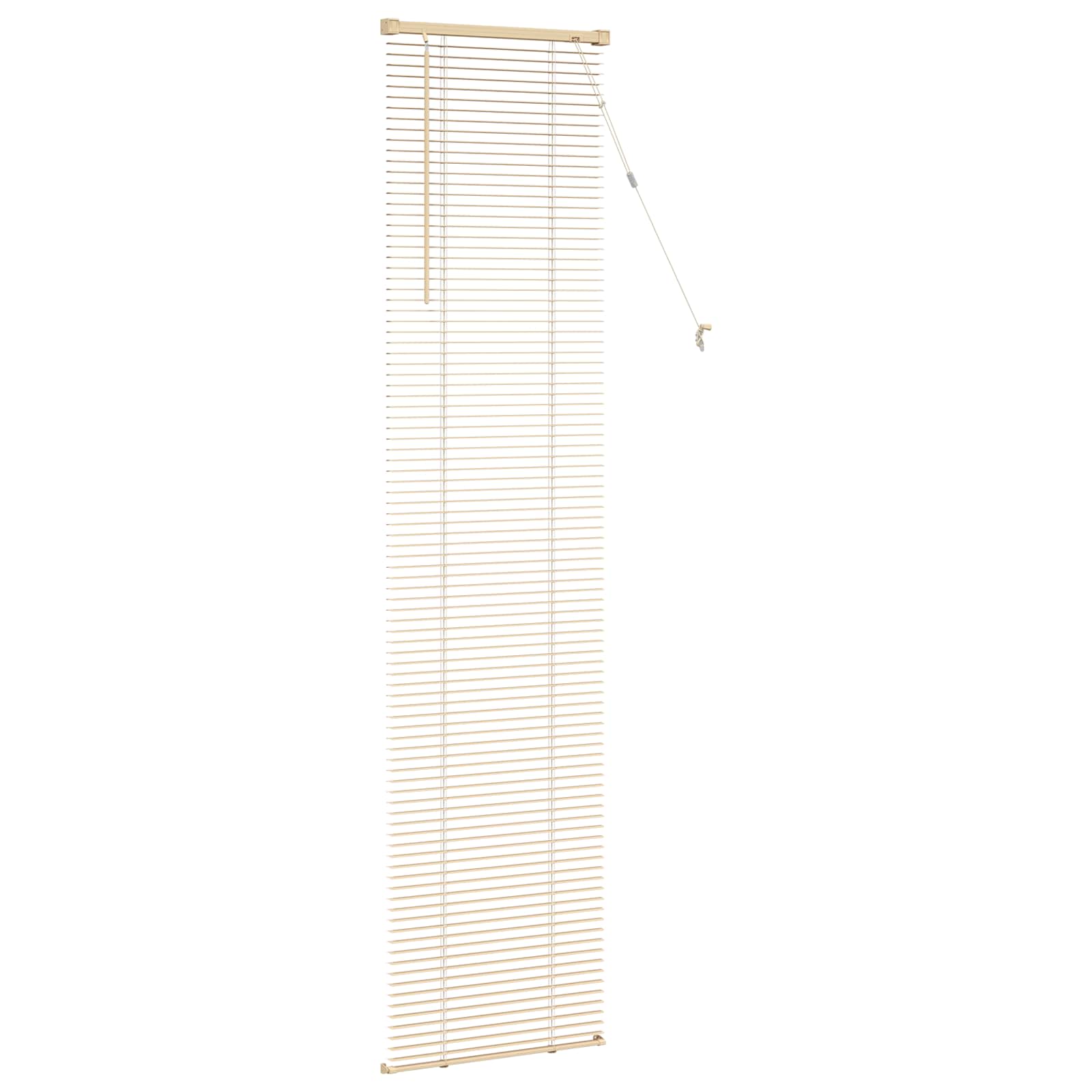 Venetiaanse Blind Lichtbruin met Patroon 213 x 60 cm PVC