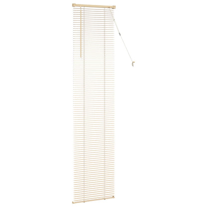 Venetiaanse Blind Lichtbruin met Patroon 213 x 60 cm PVC