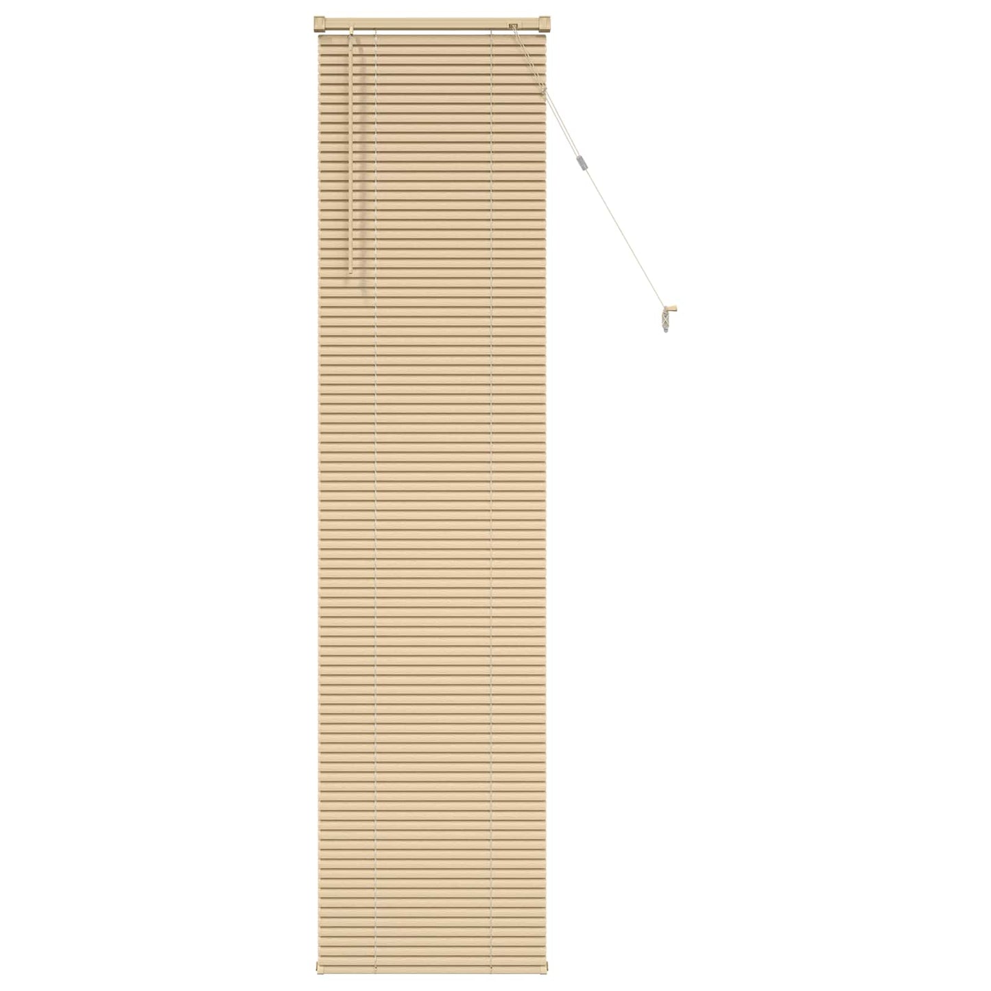 Venetiaanse Blind Lichtbruin met Patroon 213 x 60 cm PVC