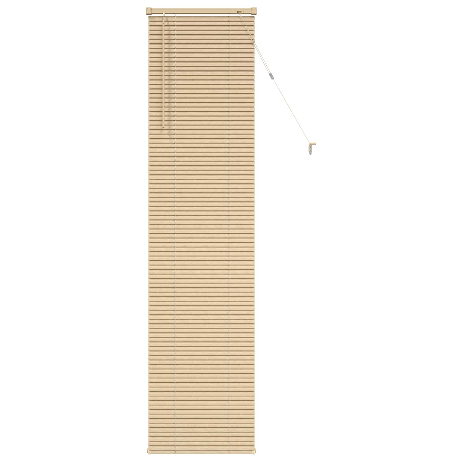 Venetiaanse Blind Lichtbruin met Patroon 213 x 60 cm PVC