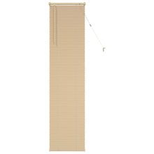 Venetiaanse Blind Lichtbruin met Patroon 213 x 60 cm PVC