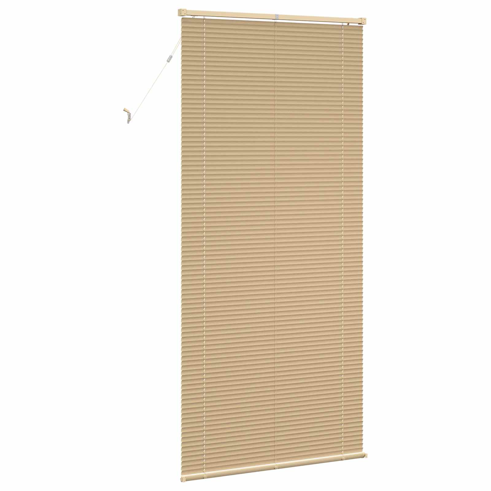 Venetiaanse Blind Lichtbruin met Patroon 213 x 80 cm PVC