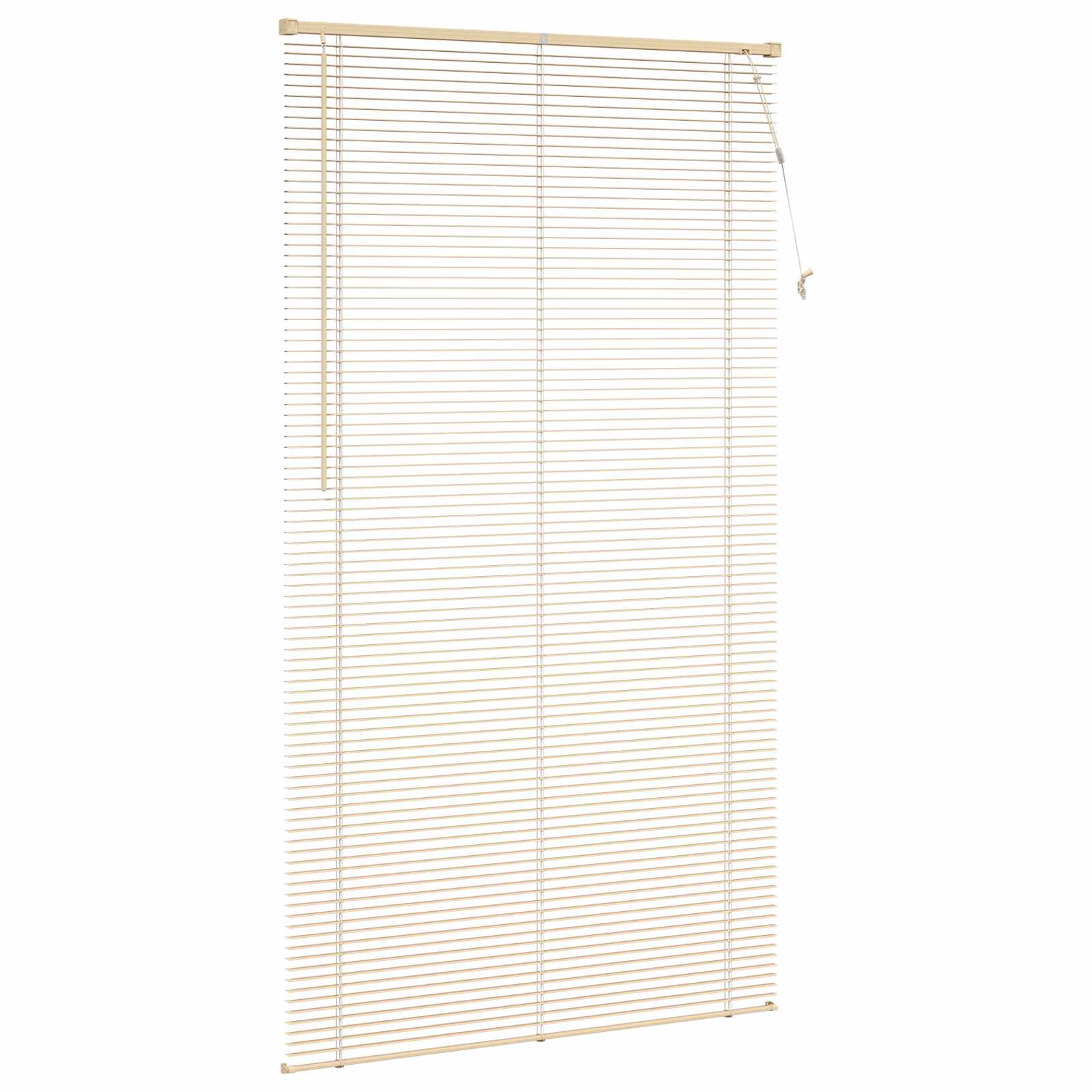 Venetiaanse Blind Lichtbruin met Patroon 213 x 110 cm PVC