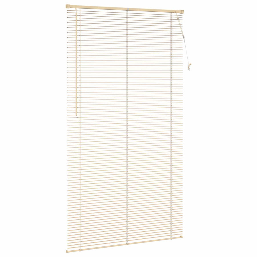 Venetiaanse Blind Lichtbruin met Patroon 213 x 110 cm PVC