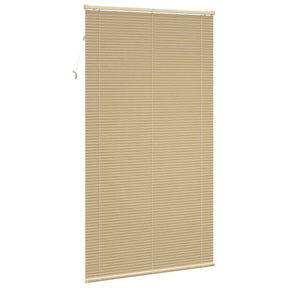 Venetiaanse Blind Lichtbruin met Patroon 213 x 120 cm PVC