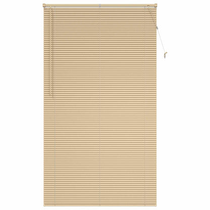 Venetiaanse Blind Lichtbruin met Patroon 213 x 120 cm PVC