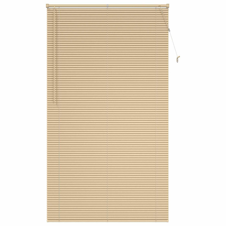 Venetiaanse Blind Lichtbruin met Patroon 213 x 120 cm PVC