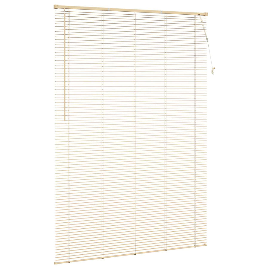 Venetiaanse Blind Lichtbruin met Patroon 213 x 130 cm PVC