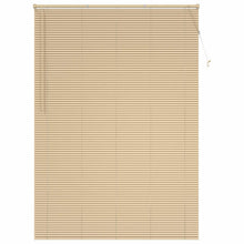 Venetiaanse Blind Lichtbruin met Patroon 213 x 130 cm PVC