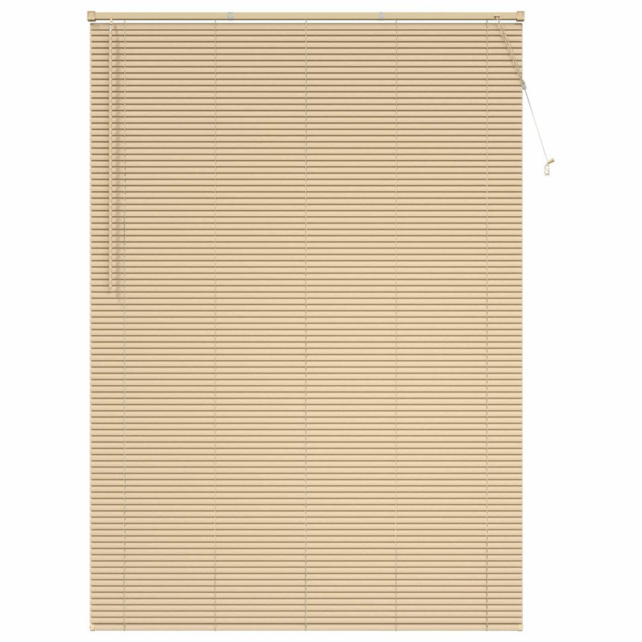 Venetiaanse Blind Lichtbruin met Patroon 213 x 130 cm PVC