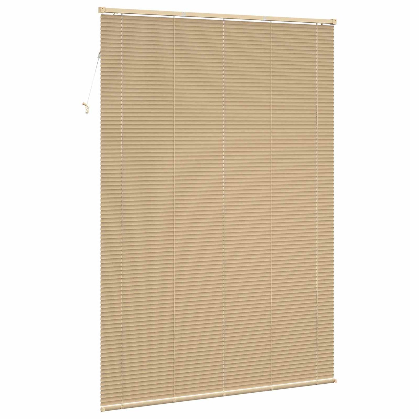 Venetiaanse Blind Lichtbruin met Patroon 213 x 140 cm PVC