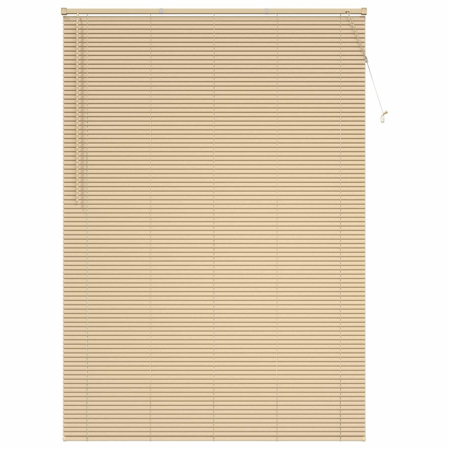 Venetiaanse Blind Lichtbruin met Patroon 213 x 140 cm PVC