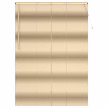 Venetiaanse Blind Lichtbruin met Patroon 213 x 140 cm PVC