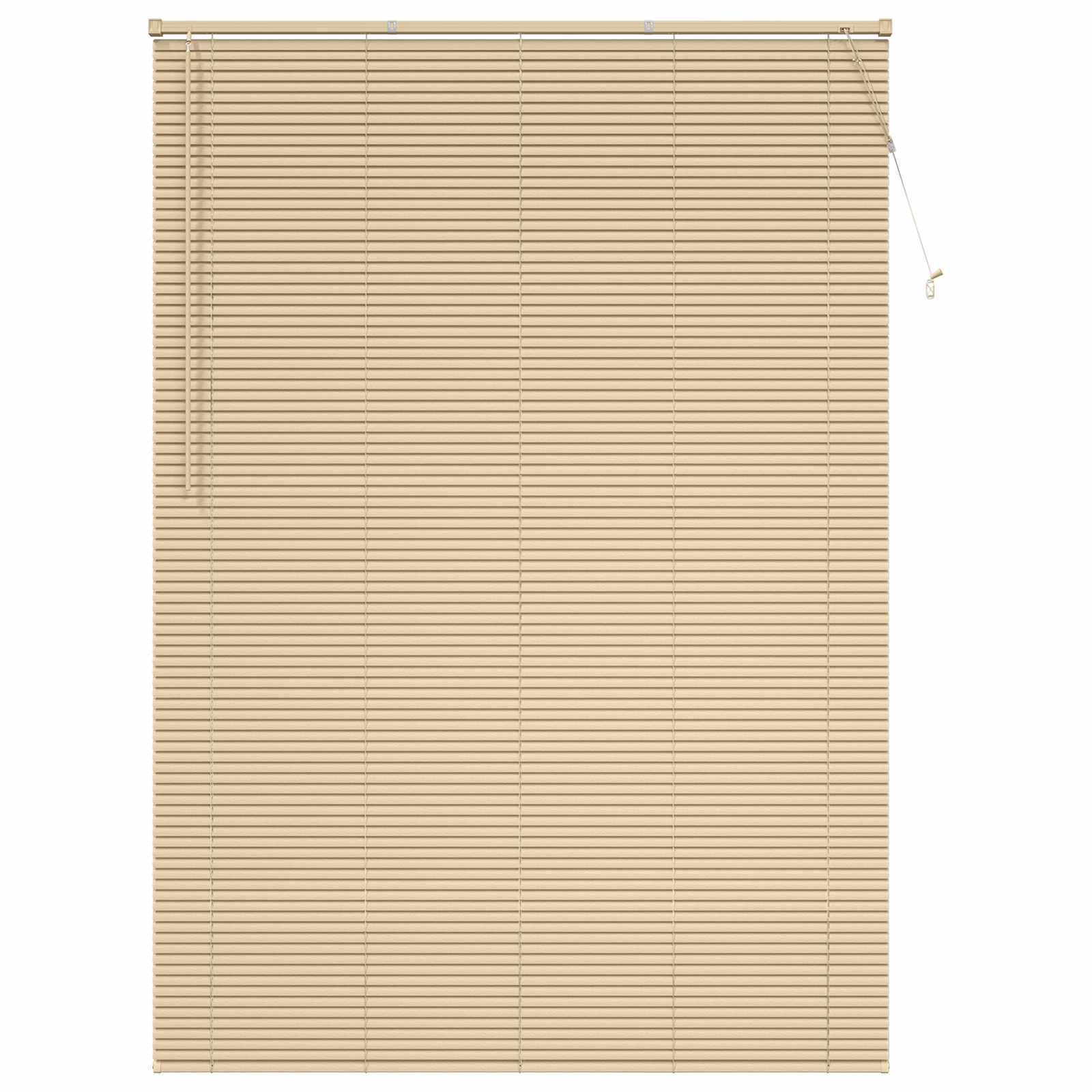 Venetiaanse Blind Lichtbruin met Patroon 213 x 150 cm PVC