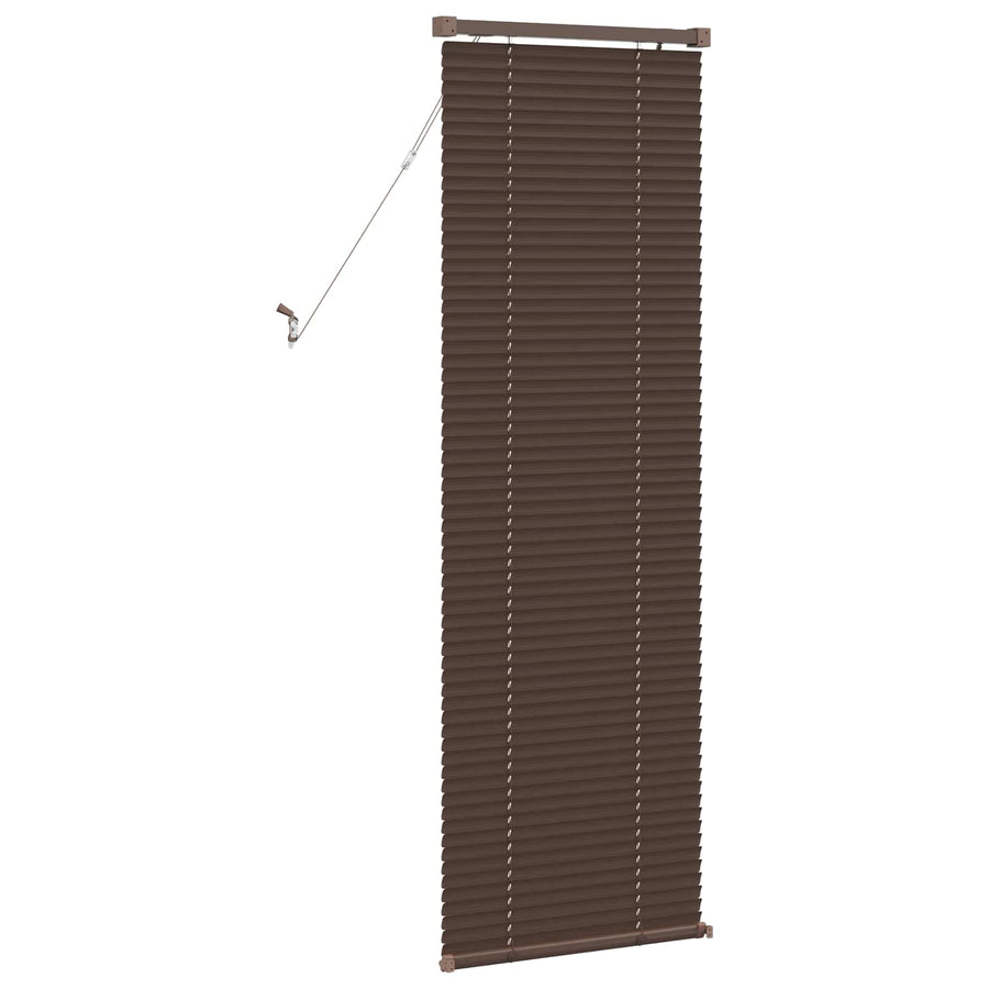 Venetiaanse Blind Donkerbruin met Patroon 150 x 50 cm PVC