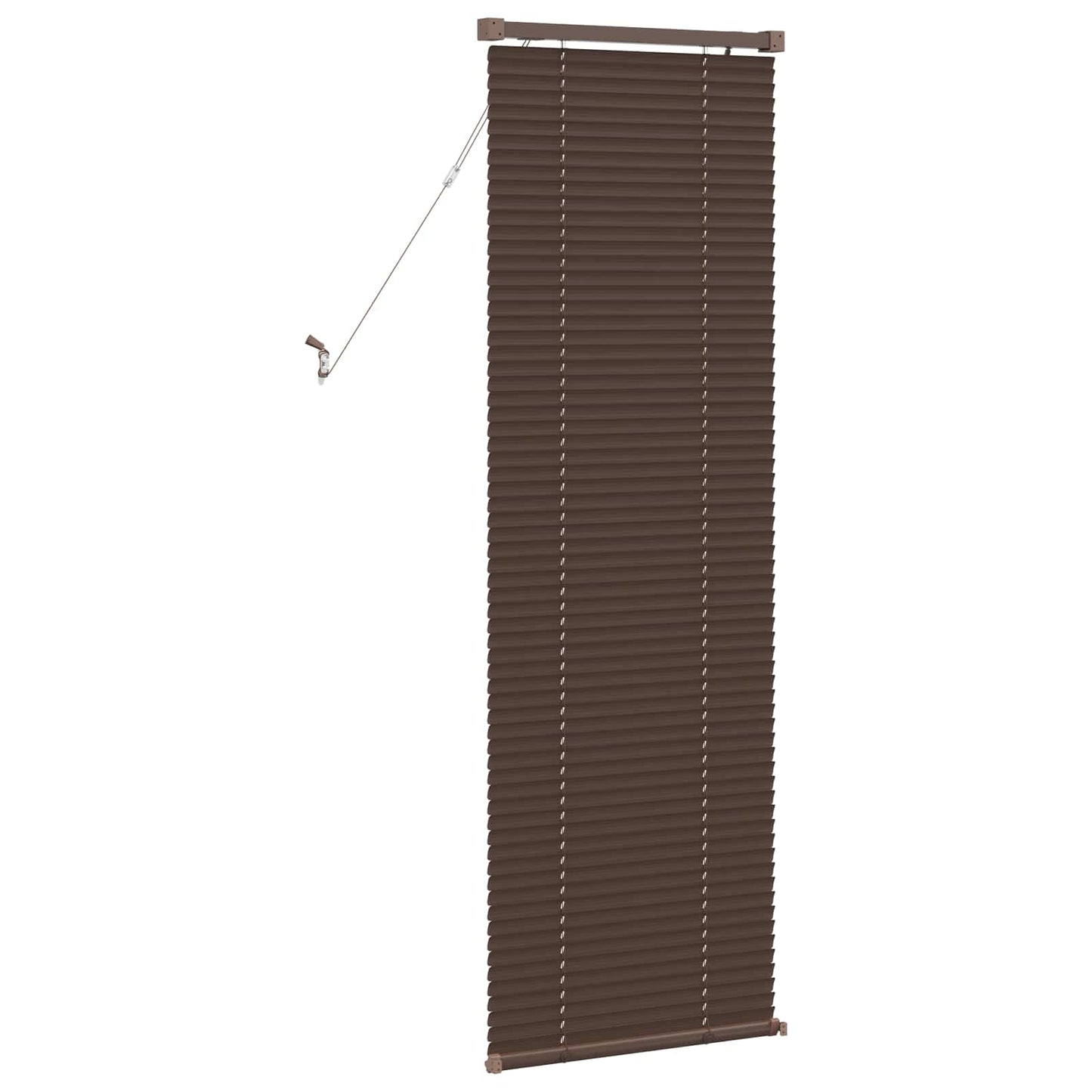 Venetiaanse Blind Donkerbruin met Patroon 150 x 60 cm PVC