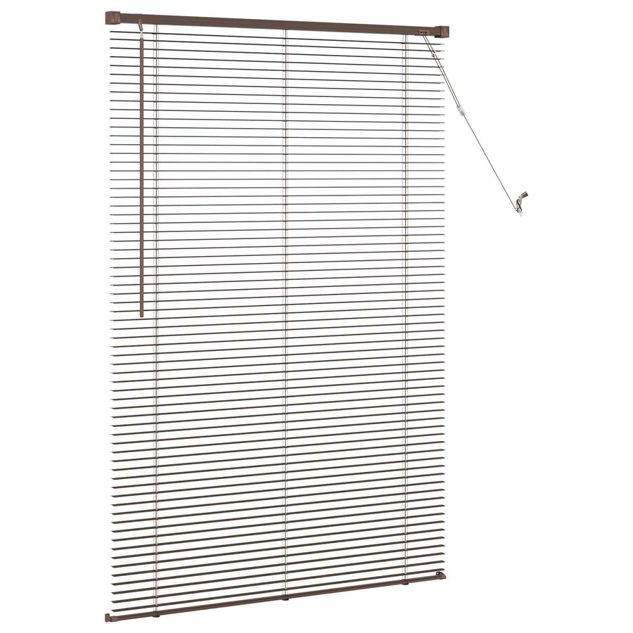 Venetiaanse Blind Donkerbruin met Patroon 150 x 70 cm PVC