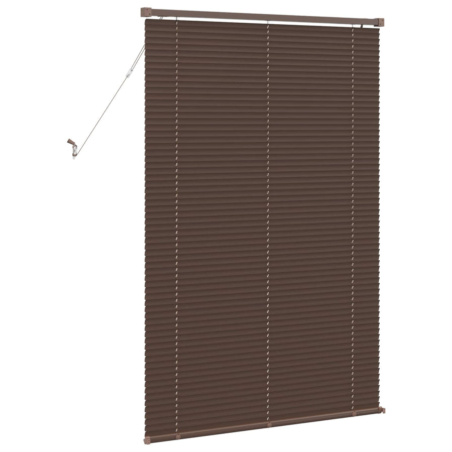 Venetiaanse Blind Donkerbruin met Patroon 150 x 70 cm PVC