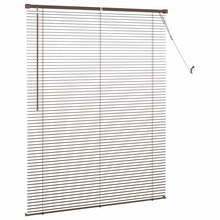 Venetiaanse Blind Donkerbruin met Patroon 150 x 110 cm PVC