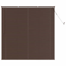 Venetiaanse Blind Donkerbruin met Patroon 150 x 130 cm PVC