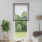 Venetiaanse jaloezie 213x70 cm donkerbruin PVC