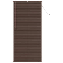 Venetiaanse Blind Donkerbruin met Patroon 213 x 80 cm PVC