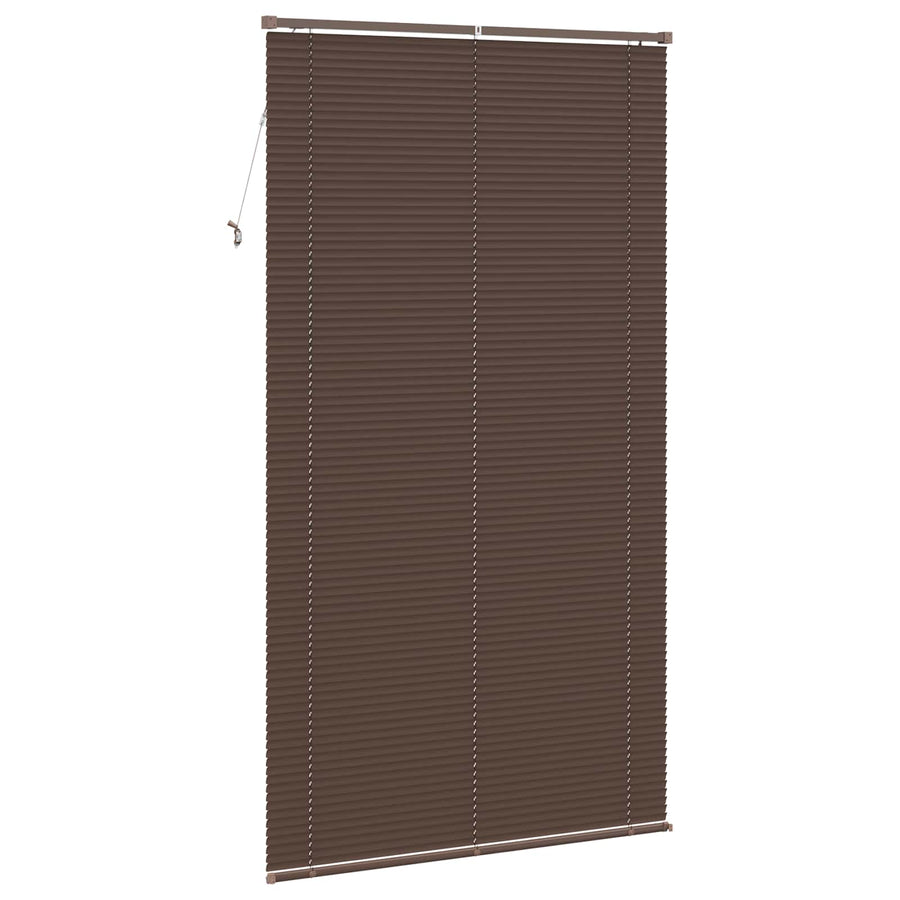 Venetiaanse Blind Donkerbruin met Patroon 213 x 110 cm PVC