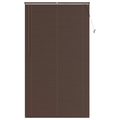 Venetiaanse Blind Donkerbruin met Patroon 213 x 120 cm PVC
