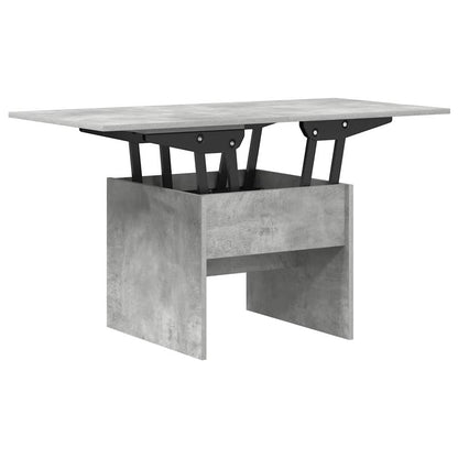 Salontafel Beton Grijs 55 x 54,5 x 45 cm Bewerkt hout